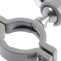 Стойка для дрели ТУНДРА, винтовой зажим, поворотный шарнир 360&deg;, d=60 мм, длина 253 мм