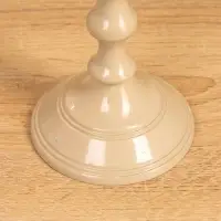 Подсвечник "Кремовый" 10х10х31 см, алюминий