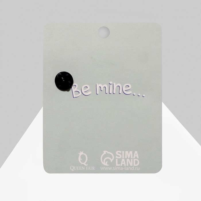 Значок &laquo;Коты&raquo; инь-ян, цвет чёрно-белый в золоте