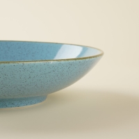 Набор мисок фарфоровых SL Home &laquo;Аззура&raquo;, 380 мл, d=16,5 см, цвет голубой