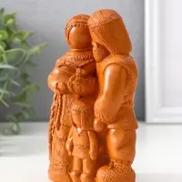 Фигура &laquo;Семейный оберег&raquo;, 14&times;8.5&times;6 см, красная глина