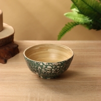 Миска 14х14х7 см, бамбук