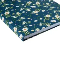 Колледж-тетрадь в твердой обложке 7БЦ, А4, 160 листов, Цветочки. ПАТТЕРН, блок в клетку, глянцевая ламинация