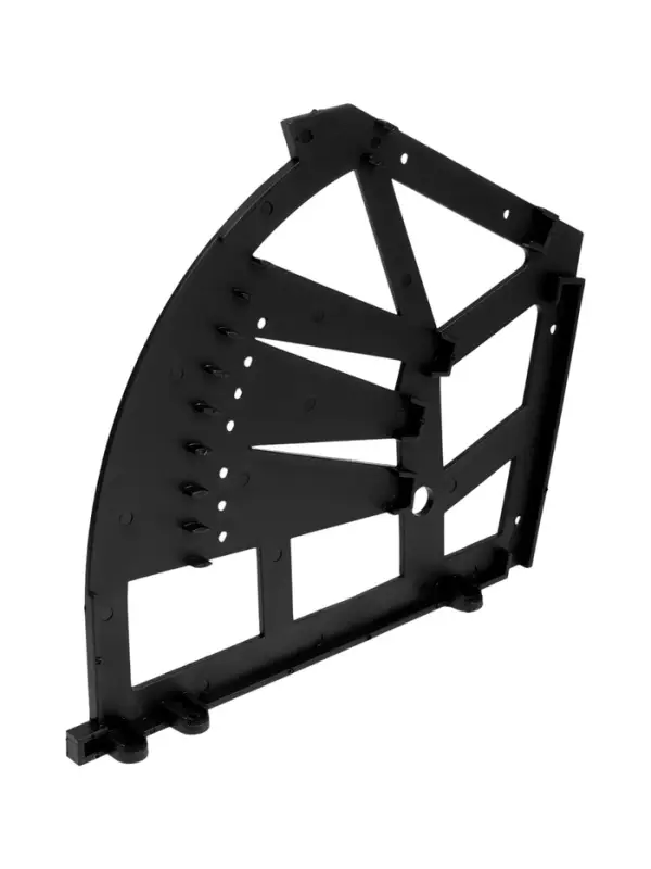 Механизм для обувницы полок CAPPIO, 3-х ярусная, до 13 мм, пластик, черный