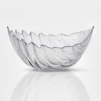 Набор салатников "Лист", 3 шт, р-р 1й шт 21,5х15,5х11 см