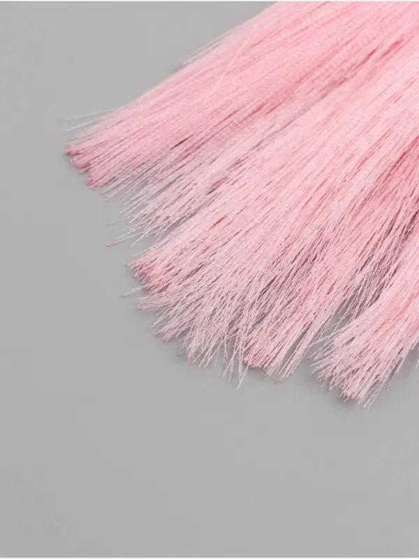 Искусственное растение для творчества "Ковыль" розовый 29 см