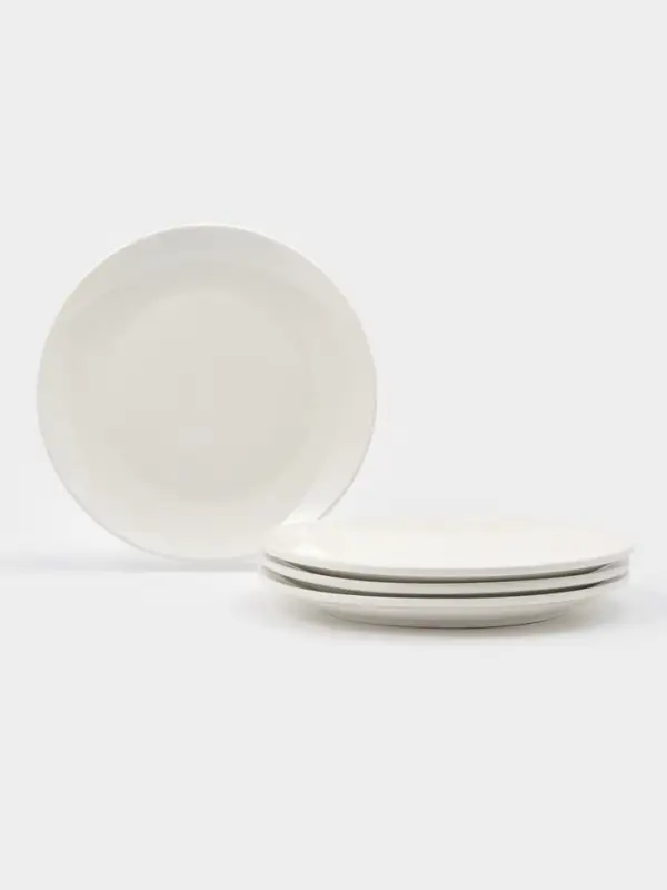 Набор тарелок 4 шт обеденных "White Label" 25 см