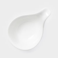 Соусник Hanna Kn&ouml;vell, с ручкой, фарфор, белый