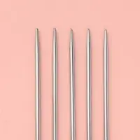 Спицы для вязания, чулочные, d=3 мм, 24 см, 5 шт.