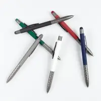 Ручка шариковая Digit Soft Touch со стилусом, красная