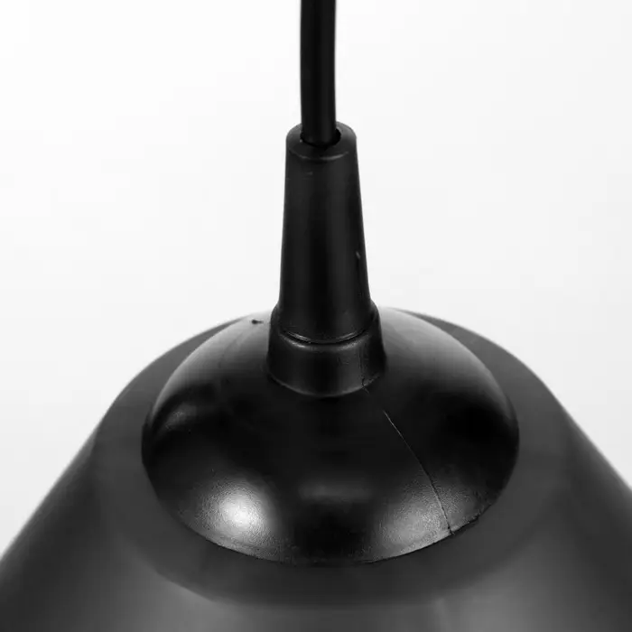 Подвес "Конус" 1х15Вт Е27 МОДЕЛЬ: BR 00268 черный/дымчатый 25х25х15см