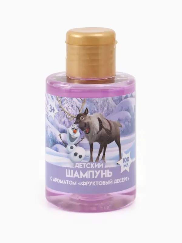 Шампунь детский, аромат фруктовый десерт, 100 мл, Снежная принцесса