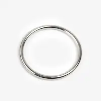 Кольцо литое TEIRA, для сумки, d=35/40 мм, набор 2 шт., 3.1 г, s=2.5 мм, цвет серебряный