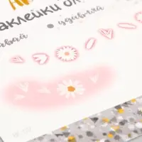 Переводная тату на тело цветная &laquo;Веснушки ромашки с румянцем&raquo;, 15.8&times;6 см