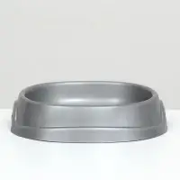 Миска №1 "Нулевка" 200 мл, 13,5 х 12,5 х 3 см, серебро