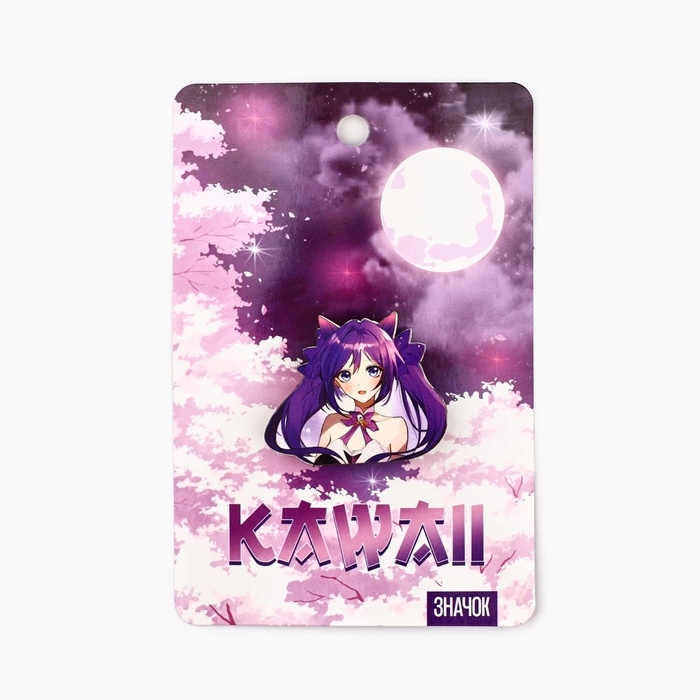 Значки деревянные &laquo;Аниме&raquo; в шоубоксе, 20 шт