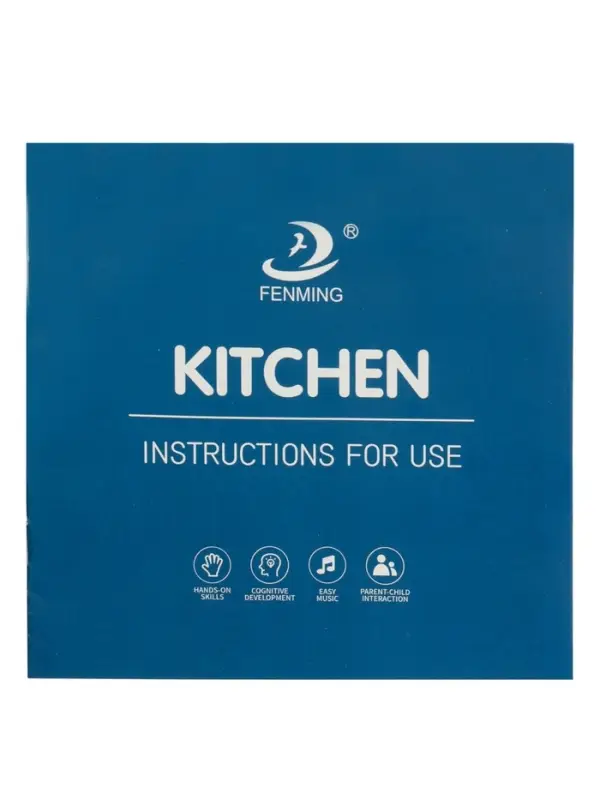 Игровой набор" Кухня" 22 предмета, вода из крана, 46 см