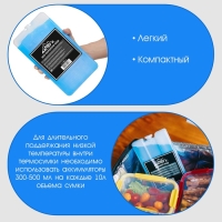 Набор аккумуляторов холода - гелевый хладоэлемент для термосумки "Мастер К.", 2 шт по 900 мл