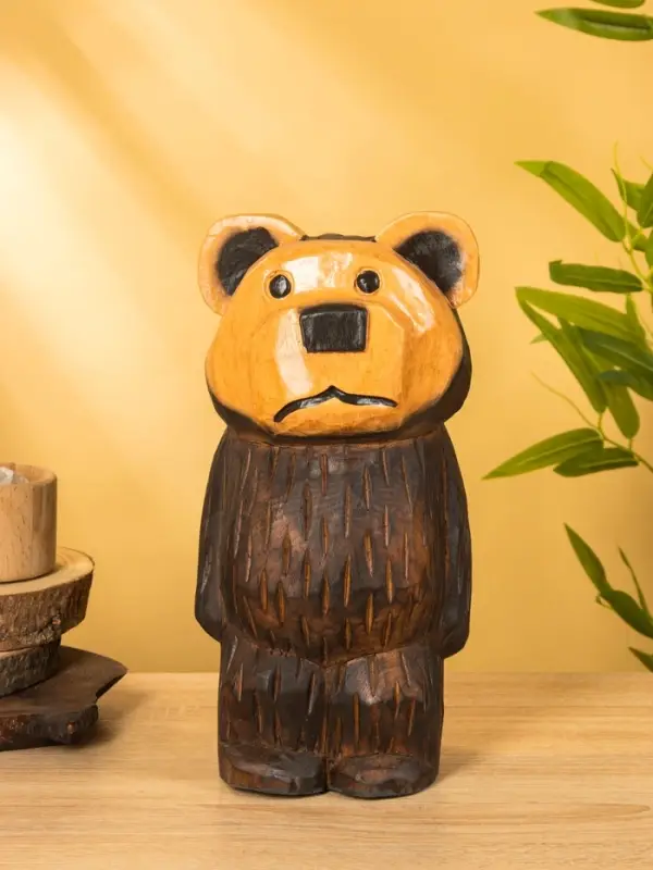 Сувенир "Мишка" дерево 16х14х30 см