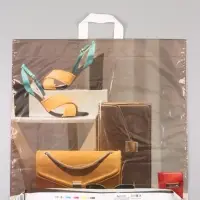 Пакет "Витрина", полиэтиленовый с петлевой ручкой, 55 х 55 + 4 см, 60 мкм