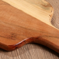 Доска разделочная прямоугольная "Синие птицы" дерево манго 41х18 см