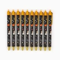 Ручка пластик пиши-стирай автоматическая "Котики", синяя паста 0,7 мм