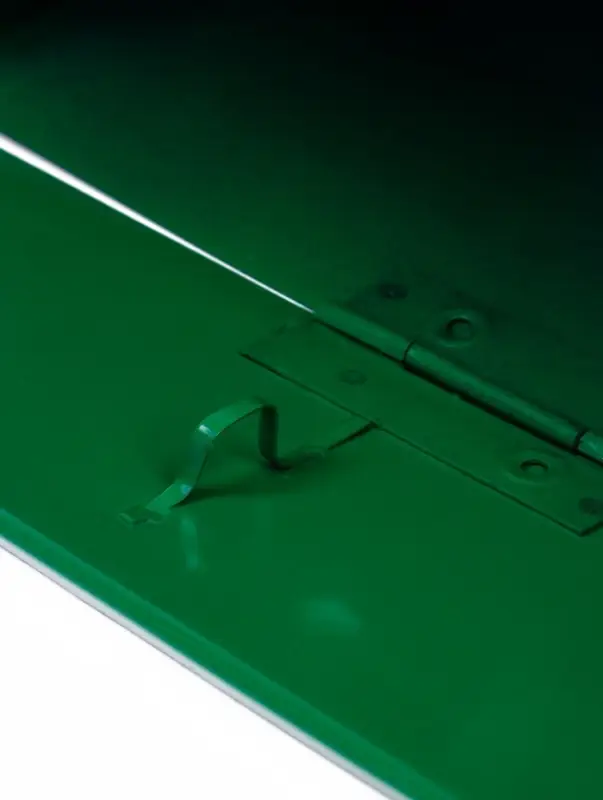 Ящик почтовый с замком, вертикальный "Филин", зеленый