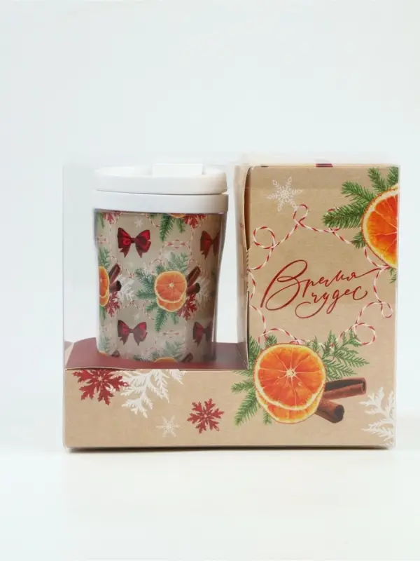 Набор &laquo;Все желания сбудутся&raquo;  горячий шоколад, маршмеллоу, термостакан