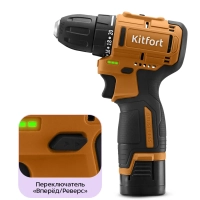 Аккумуляторная дрель-шуруповерт КТ-6504