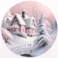 Декупажная карта "Снеговики", плотность 45 г/м2, формат А4