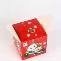 Коробка складная "Новогодняя почта", Кошка Мари , 12 х 12 х 12 см
