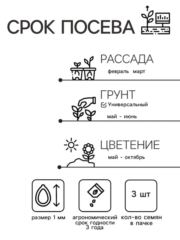 Семена цветов Пеларгония "Нано", ц/п,  "Лососевая", ц/п,  3 шт