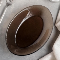 Блюдо овальное стеклянное Ambiante eclipse, d=22,5 см