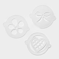 Набор кондитерских трафаретов для украшения выпечки &laquo;Букет&raquo;, 8 шт: 2 шт d=20 см, 6 шт d=8 см