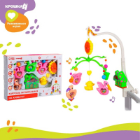 Мобиль музыкальный на кроватку &laquo;Пряничный домик. Птички погремушки&raquo;, заводной, Крошка Я