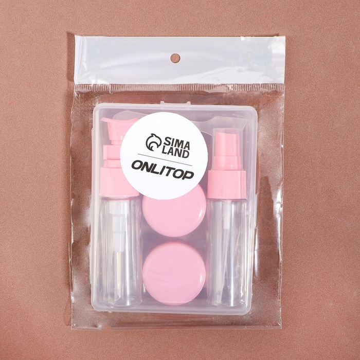 Набор для хранения, в футляре, 6 предметов, цвет МИКС