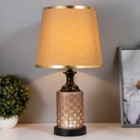 Настольная лампа Берта E27 40Вт черный 25х25х42,5 см RISALUX