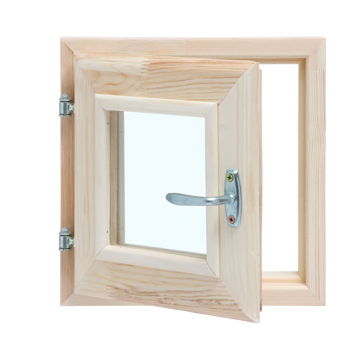 Окно, 30&times;30см, двойное стекло ХВОЯ