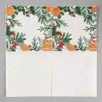 Салфетки бумажные &laquo;Новогодний аромат&raquo;, однослойные, 24х24 см, 20 шт., на новый год