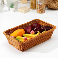 Корзина для продуктов Доляна, 40&times;25&times;10 см, цвет коричневый