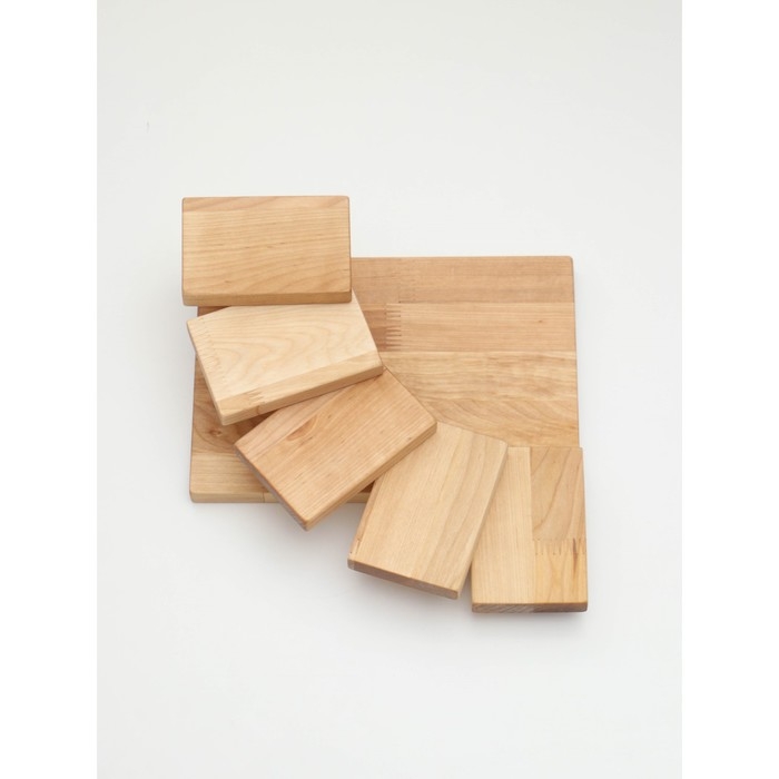 Доска для подачи с подиумами, этажерка 28&times;19.5&times;11см, берёза