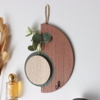 Крючки декоративные дерево "Абстракция. Половина круга и круг" 1,5х19х23,5 см