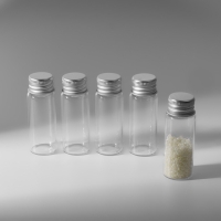 Баночки для хранения бисера d = 2,2 &times; 6 см, 5 шт