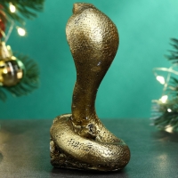 Новый год. Символ 2025. Фигура "Змея Серафима" золото, 10х6х6см