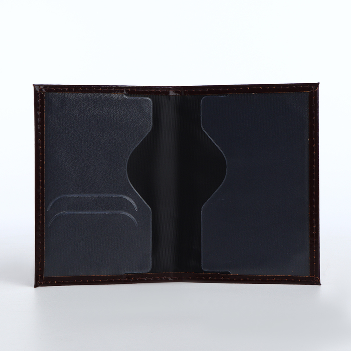 Обложка для паспорта, цвет коричневый