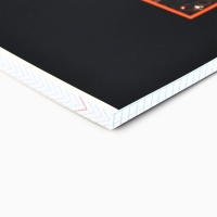 Тетрадь А5, 96 листов на скрепке, внутренний блок №1 &laquo;Аниме парень&raquo; уф лак