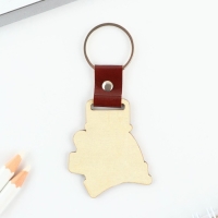 Брелок для ключей деревянный &laquo;Сильному духом&raquo;, 7 х 5,3 см