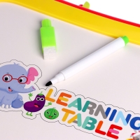 Развивающий столик &laquo;Играй и учись&raquo;, цвет красный