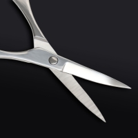 Ножницы маникюрные &laquo;Premium&raquo;, загнутые, 9 см, на блистере, цвет серебристый