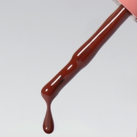 Гель лак для ногтей &laquo;SIMPLE&raquo;, 3-х фазный, 10 мл, LED/UV, цвет коричневый (124)